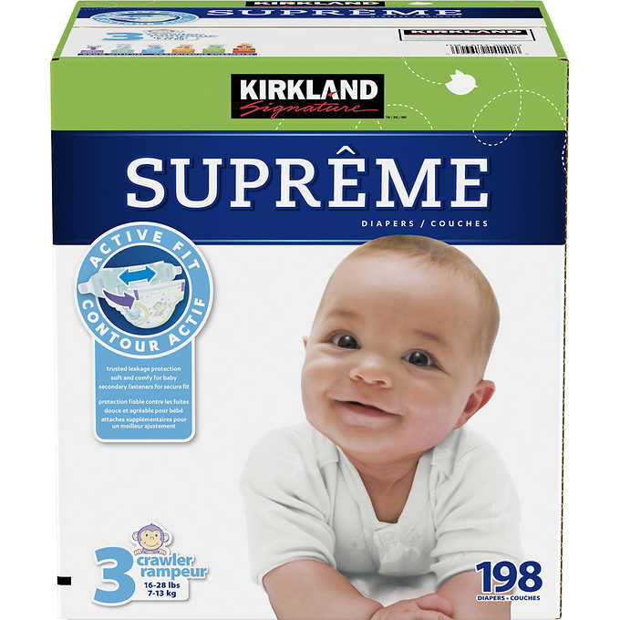 Kirkland Signature Supreme Diapers Size 3