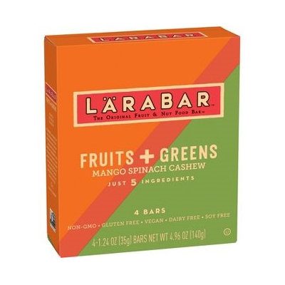 LARABAR® Fruits + Greens Mango Spinach Cashew Bars Fruit & Nut