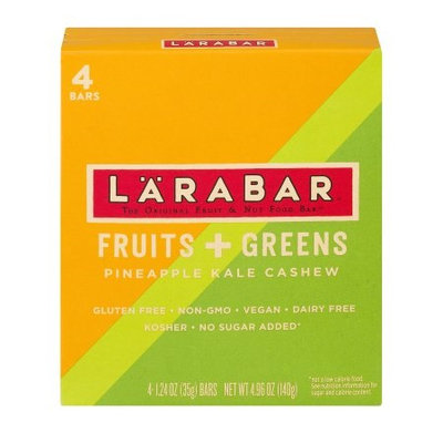 LARABAR® Fruits + Greens Pineapple Kale Cashew Bars Fruit & Nut