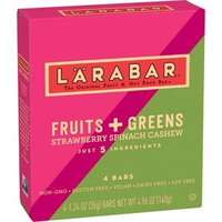 LARABAR® Fruits + Greens Strawberry Spinach Cashew Bars Fruit & Nut