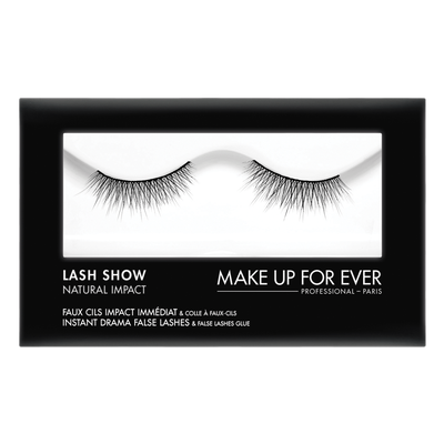 MAKE UP FOR EVER Lash Show - N-101 Instant Drama False Lashes & False Lashes Glue - Natural Impact