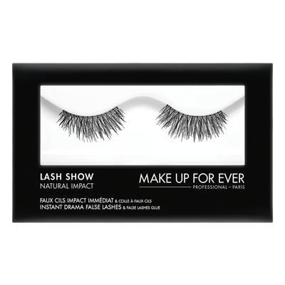 MAKE UP FOR EVER Lash Show - N-102 Instant Drama False Lashes & False Lashes Glue - Natural Impact