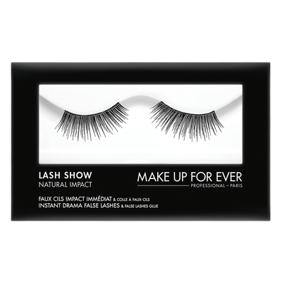 MAKE UP FOR EVER Lash Show - N-104 Instant Drama False Lashes & False Lashes Glue - Natural Impact