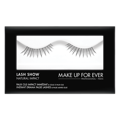 MAKE UP FOR EVER Lash Show - N-304 Instant Drama False Lashes & False Lashes Glue - Natural Impact