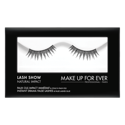 MAKE UP FOR EVER Lash Show - N-305 Instant Drama False Lashes & False Lashes Glue - Natural Impact