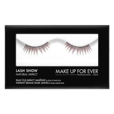 MAKE UP FOR EVER Lash Show - N-306 Instant Drama False Lashes & False Lashes Glue - Natural Impact