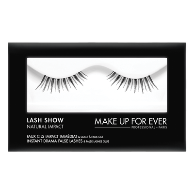 MAKE UP FOR EVER Lash Show - N-405 Instant Drama False Lashes & False Lashes Glue - Natural Impact