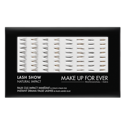 MAKE UP FOR EVER Lash Show - N-601 Instant Drama False Lashes & False Lashes Glue - Natural Impact