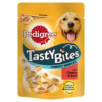 Pedigree® Tasty Bites Dog Treats Cheesy Nibbles with Cheese and Beef
