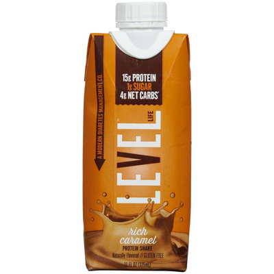 Level Life RTD Protein Shake Rich Caramel 4 Shakes