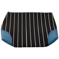 Lancôme Black and White with Blue Trim Cosmetic Makeup Travel Bag