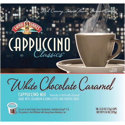 Land O'Lakes Cappuccino Classics White Chocolate Caramel Cappuccino Mix