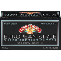 Land O'Lakes European Style Super Premium Sweet Cream Unsalted Butter