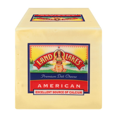 Land O'Lakes Premium American Slices White Cheese