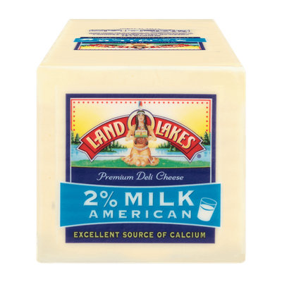 Land O'lakes Deli 2% Milk American White Cheese
