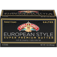 Land O'lakes European Style Super Premium Sweet Cream Salted Butter