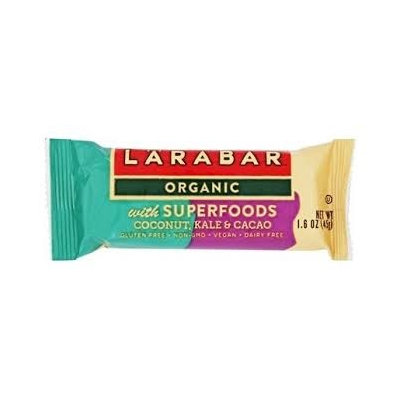 LARABAR® Organic with Superfoods Coconut Kale & Cacao Bars Fruit & Nut