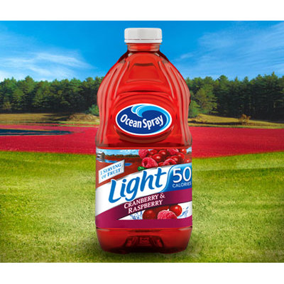 Ocean Spray Light Cranberry & Raspberry flavored Juice Drink