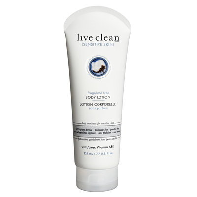 Live Clean Fragrance Free Body Lotion