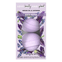 Love Beauty And Planet Argan Oil & Lavender Bath Bomb 2ct