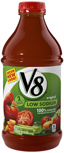 V8 100% Original Low Sodium Vegetable Juice