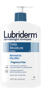 Lubriderm Fragrance Free Normal to Dry Skin Daily Moisture Lotion