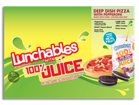 Lunchables with 100% Juice Deep Dish Pizza with Pepperoni