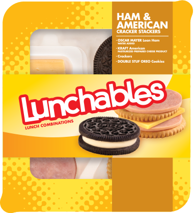 Lunchables Ham & American Cracker Stackers