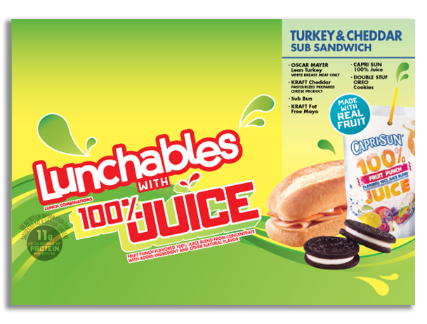 Lunchables 100 juice Lunchables 100 juice