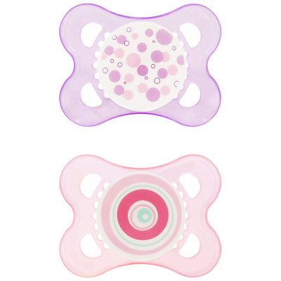 MAM Trends Silicone Pacifier - Girl - 0-6 Months - 1 ct.
