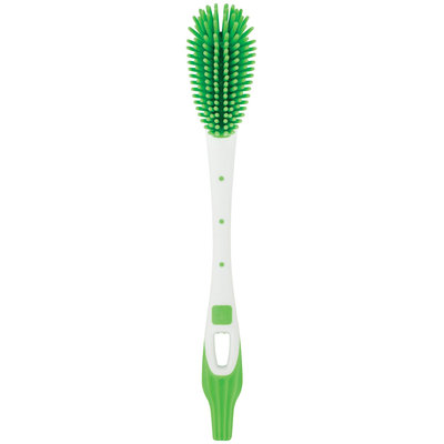 MAM Soft Baby Bottle Brush, Green/White