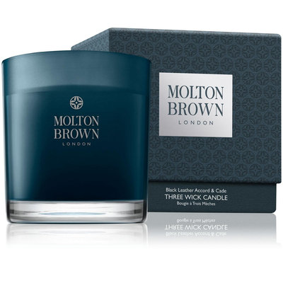 Molton Brown Black Leather Accord & Cade Single Wick Candle