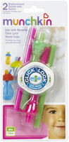 Munchkin Click Lock Replacement Straws with Valves - 2 Pk - Girl