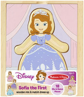 Melissa & Doug Sofia The First Wooden Mix & Match Dress-Up