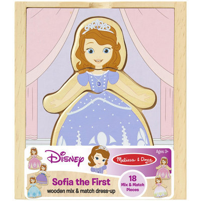 Melissa & Doug Sofia The First Wooden Mix & Match Dress-Up