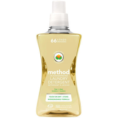 method laundry detergent 66 loads free + clear