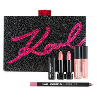 KARL LAGERFELD + MODELCO Minaudiere With Mini Lip Kit