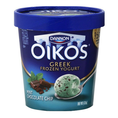 DANNON® OIKOS® GREEK FROZEN YOGURT MINT CHOCOLATE CHIP