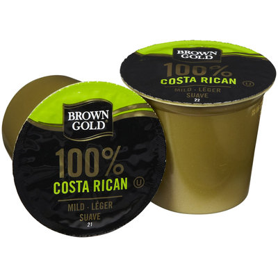 Brown Gold Coffee K-Cups - Costa Rican - 48 ct