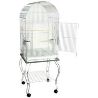 Yml Dome Top Parrot Cage with Stand Color: Antique Copper
