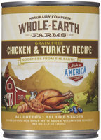 Merrick Whole Earth Farms Chicken & Turkey - 12 x 12.7 oz