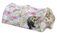 Marshall Pet Products Marshall Pet Double Fun Ferret Tunnel Assorted Colors And Prints