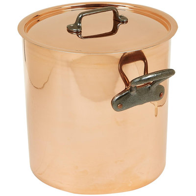 Mauviel M'Heritage Copper 11.7 qt. Stock Pot