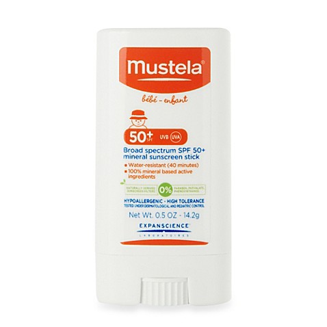 Mustela® SPF 50+ Broad Spectrum Mineral Sunscreen Stick