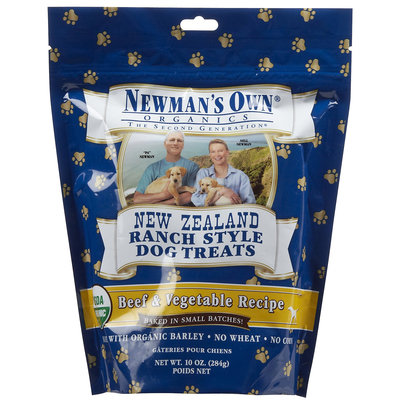 Newman's Own Organics New Zealand Ranch Style Dog Treats Beef & Vegetable