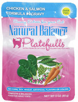 Natural Balance Platefulls - Chicken & Salmon - 24 x 3 oz