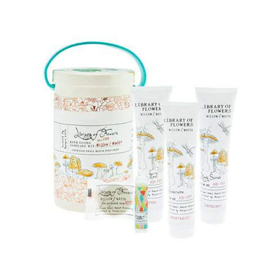 Willow & Water Field Bath Goods Sampling Kit Library of Flowers