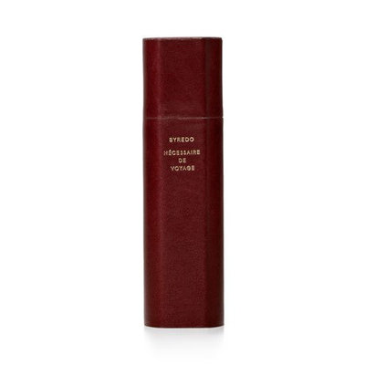 Nécessaire de Voyage Collection Calf Leather Travel Case, Burgundy Byredo