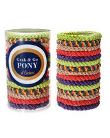 L. Erickson Ponytail Holders - Blue (Set of 15)