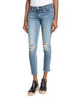 rag & bone/Jean Mid Rise Cropped Skinny Jeans in Murray